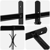  Rešetka za prozor Crna 75 5 x 60 cm Čelik s prahom premazan | shoptok.hr