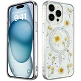  Futrola Luxury Flowers za iPhone 16 Pro Max (6.9) srebrna | ePonuda.com