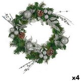  Coroană de Crăciun Zelena Srebrna 60 x 13 x 60 cm (4 kom.) Cijene