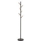 YAMAZAKI Črn obešalnik z detajli iz bukovega lesa Plain Pole Hanger Cene