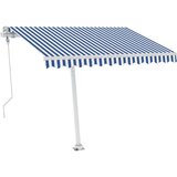  Prostostoječa avtomatska tenda 300x250 cm modra/bela, (20728724) | Shoptok.si