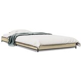 vidaXL Okvir za krevet boja hrasta 75x190 cm konstruirano drvo i metal Cijene