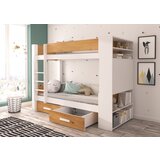 ADRK Pograd GARET za 2 osebi z vzmetnicama 94 cm - BELA-HRAST | Shoptok.si