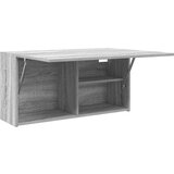 vidaXL Kopalniška stenska omarica siva sonoma 80x25x40 cm inž. les | Shoptok.si