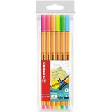 Stabilo Point 88 Set iglastih flomastera, 6 neonskih boja | shoptok.hr