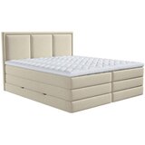 MID.YOU POSTELJA BOXSPRING 200 cm x 220 cm , tekstil bež | Shoptok.si