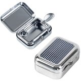 INF Mini prenosni pepelnik - žepna velikost, aluminijeva zlitina, vzmetni pokrov Black, (5000241942) | Shoptok.si
