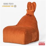 The Brooklyn Kids Oranžna otroška vreča za sedenje Funny Bunny – | Shoptok.si