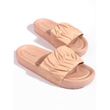 Shelvt Beige women's flip-flops | Shoptok.si
