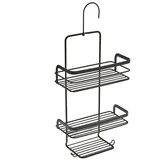 Polica za tuš kabinu Origin Lava 23x12x38/47cm Metaltex 401120 000