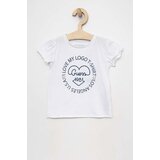 Guess Otroška kratka majica bela barva | Shoptok.si