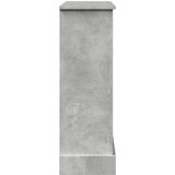 vidaXL Okvir za kamin boja betona 90x30x90 cm od konstruiranog drva | shoptok.hr