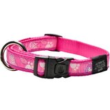 Rogz klasična ogrlica za pse, 340-560mm, roze | ePonuda.com