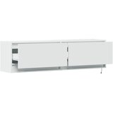  Zidni TV ormarić s LED svjetlima bijeli 140x31x38 cm | shoptok.hr