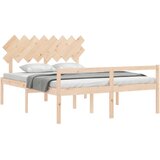  Krevet za starije s uzglavljem 160x200 cm od masivnog drva | shoptok.hr