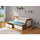 ADRK Otroka postelja TIARRO z vzmetnicama 87 cm - HRAST-BELA Cene