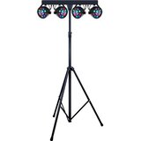 N-gear PB-FIVE Partybar, DMX in-out, stalak, 4 LED RGB glave, kontrola, strobo | shoptok.hr