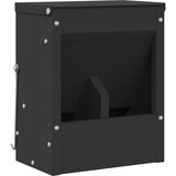 Hranilica za zečeve Crna 20 x 12,5 x 25 cm Hladno valjani čelik | Eponuda.com