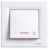 Schneider Electric Asfora, 1P taster 10A svetlo, lokator, beli EPH1800121 Cene