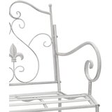  Vrtna klupa Antič White 104 x 54 x 93 cm Čelik | shoptok.hr