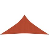  Senčno jadro 160 g/m² terakota 3x3x3 m HDPE, (20965831) | Shoptok.si