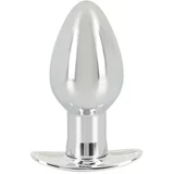 Anos Metal Anchor Butt Plug with Vibration Large
