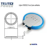 litijum CR2032 3V sa 3 pina vertikalna ( 0644 )