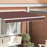 vidaXL Tenda vijenac za okvir 2.5m smeđa 2.3x0.2m Cijene
