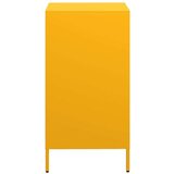 vidaXL Komoda gorčično rumena 35x39x73,5 cm hladno valjano jeklo | Shoptok.si