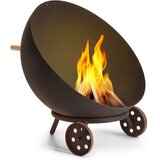 Blumfeldt Fireball Egon, jeklena posoda za ogenj na vrtu ali terasi Ø 66 cm pokrov žara | Shoptok.si