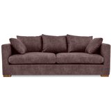 Scandic Tamno smeđa sofa od imitacije kože 225 cm Hamburg – | shoptok.hr