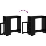  Stol za bar Crni hrast 101 x 40 x 103,5 cm Konstruirano drvo | shoptok.hr