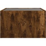  Stolić s beskonačnim LED svjetlima boja hrasta 50x50x30 cm | shoptok.hr