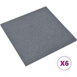 vidaXL ploče za zaštitu od pada 6 kom gumene 50 x 50 x 3 cm sive | shoptok.hr