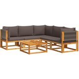  Vrtni set od 6 dijelova s jastucima, akacija i uže | shoptok.hr