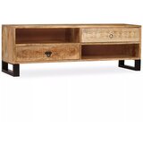 vidaXL TV omarica iz trdnega mangovega lesa 120x30x40 cm | Shoptok.si