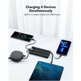 Veger portable battery with built-in cables C10 10000 mAh, black | shoptok.hr