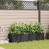 vidaXL Vrtna Sadilica Crna Plastika 160 x 40 x 37.5 cm Cijene