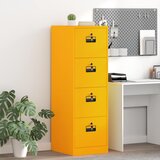 Kabinet za datoteke s ladicama 2 pcs Žuta 44 x 50 x 139 cm Slike