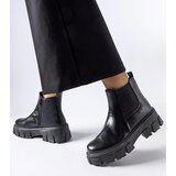 Gemre Black massive ankle boots Petronio | Shoptok.si