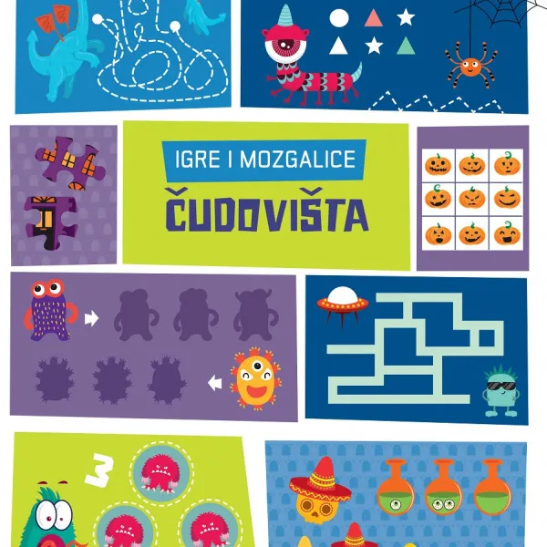 MALIK knjiga Igre i mozgalice-čudovišta Cijene