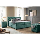 Modern Living Postelja Boxspring Carmen, Turkizna, 180x200 | Shoptok.si