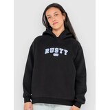 Rusty A Grade Oversized Pulover s kapuco iz flisa black | Shoptok.si