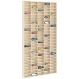  Stenska vitrina s polico Bež 50 x 4,5 x 96 cm Konstruiran les, (5000200495) | Shoptok.si