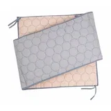 Bombažna podloga za otroško posteljico Dots, 35 x 190 cm