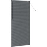 vidaXL Okenska roleta z zavesami Drugo Temno siva 100 x 220 cm Aluminij | Shoptok.si