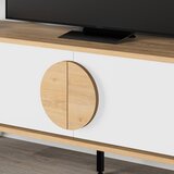 Marckeric Bela/v naravni barvi TV omarica v hrastovem dekorju 140x51 cm Vae – | Shoptok.si