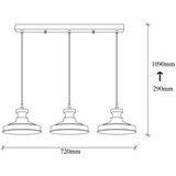 Opviq lights Crna viseća svjetiljka s metalnim sjenilom Berceste – | shoptok.hr