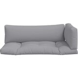  Blazine za palete 3 kosi sivo blago, (20623606) | Shoptok.si
