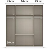 home24 OMARA S KLASIČNIMI VRATI, bela | Shoptok.si